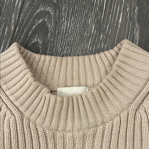 H&M Women's Ribbed Knit Sweater - Cream - Picture 3 of 5